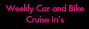 Calendar of Car and Motorcycle Weekly Cruises